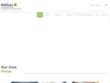 Tablet Screenshot of nirsal.com